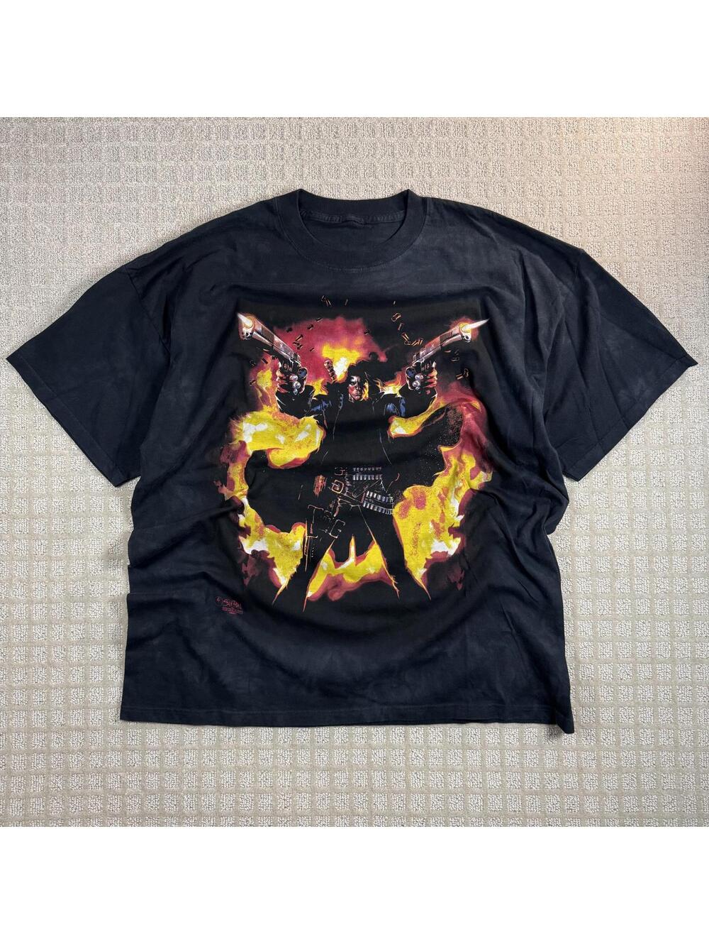 90s Skul Bone Shooter Graphic Tee Mad Engine XL